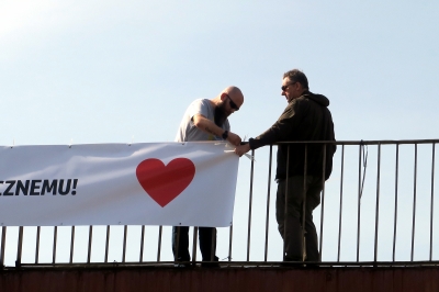 "Jesteście wspaniali!". Wrocław dziękuje lekarzom [ZOBACZ] - 12
