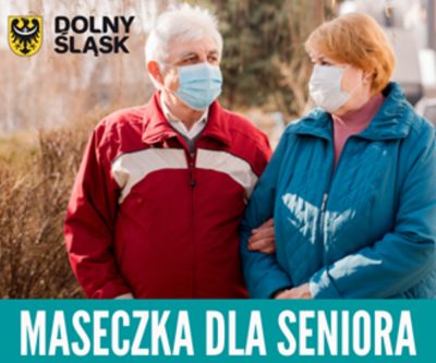 Maseczka dla seniora - akcja Samorządu Wojew&oacute;dztwa Dolnośląskiego