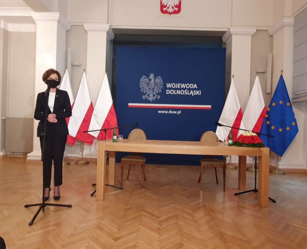 Minister Marlena Maląg: Świadczenia socjalne były i będą realizowane - Szefowa MRPiPS Marlena Maląg (fot. twitter / MRPiPS)
