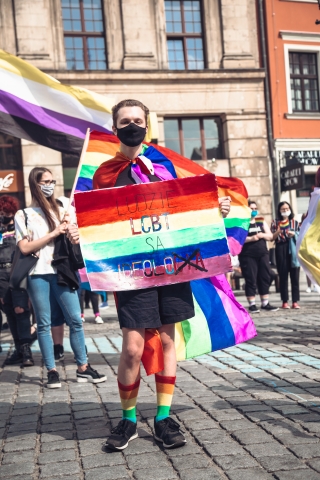 "Jestem człowiekiem, nie ideologią". Manifest przeciwko mowie nienawiści we Wrocławiu - 4