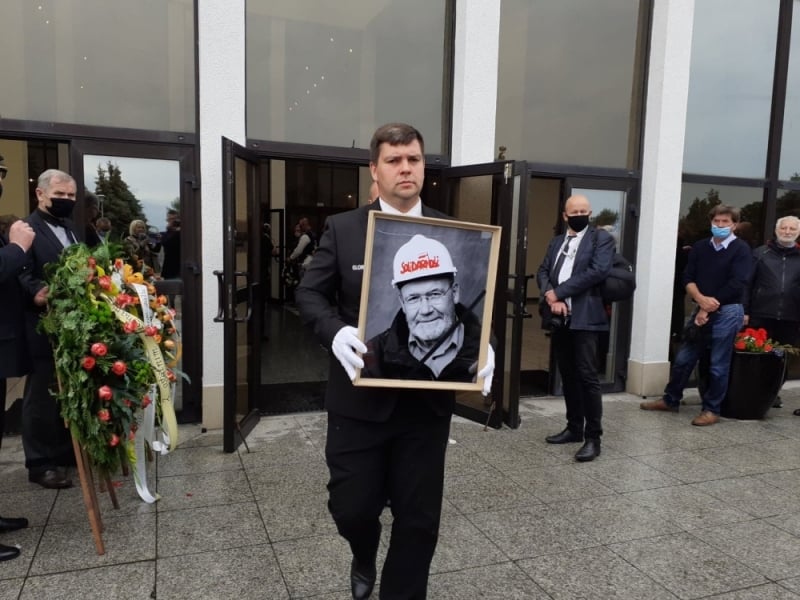 We Wrocławiu pożegnano legendę Solidarności Eugeniusza Szumiejkę – fot. Elżbieta Osowicz