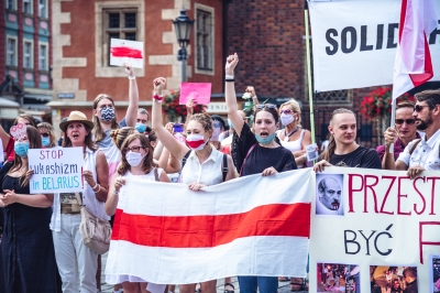 Wrocławianie solidarni z Białorusią [ZOBACZ] - 9