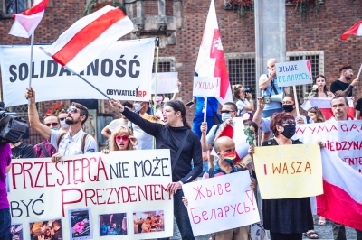 Wrocławianie solidarni z Białorusią [ZOBACZ] - 10