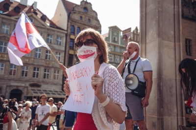 Wrocławianie solidarni z Białorusią [ZOBACZ] - 12