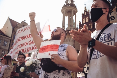 Wrocławianie solidarni z Białorusią [ZOBACZ] - 15