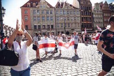 Wrocławianie solidarni z Białorusią [ZOBACZ] - 17