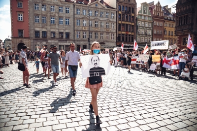 Wrocławianie solidarni z Białorusią [ZOBACZ] - 18