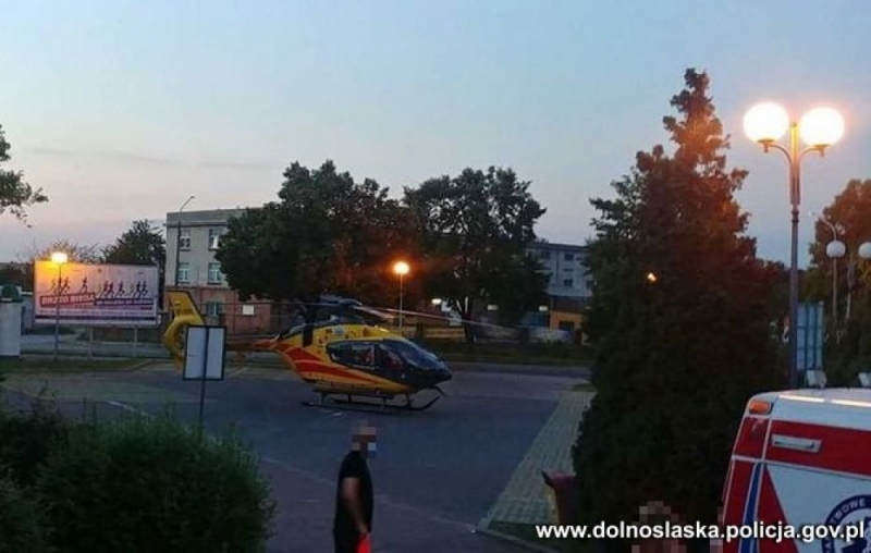 Policjant z Oławy uratował życie 2-latka - fot. Policja