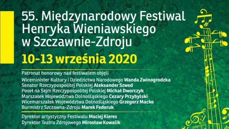 55. Międzynarodowy Festiwal Henryka Wieniawskiego w Szczawnie-Zdroju - fot. mat. prasowe