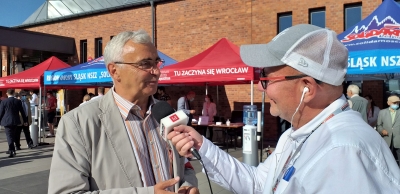 Uroczystości 40. rocznicy powstania NSZZ "Solidarność" we Wrocławiu - 1