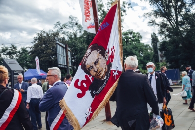 Uroczystości 40. rocznicy powstania NSZZ "Solidarność" we Wrocławiu - 14