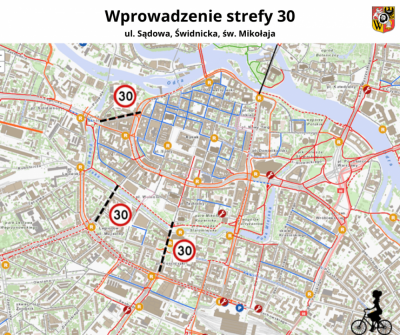 Wrocław: Kierowcy w centrum będą musieli zwolnić