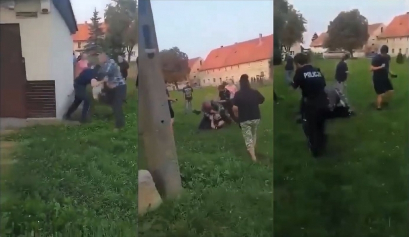 Ojciec i syn zaatakowali policjantów. Grozi im do 10 lat więzienia [FILM] - fot. doba.pl