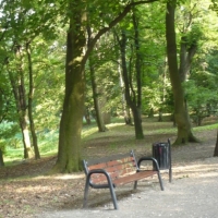Park w Wałbrzychu na Sobięcinie 
