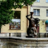 Fontanna Syreny w legnickim Rynku 